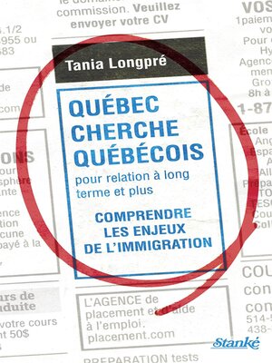 cover image of Québec cherche Québécois pour relation à long terme et plus